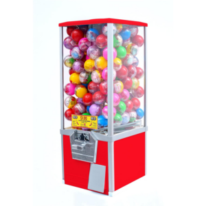 Commercial Gumball Machine $1.00 - Northwestern Style - Red